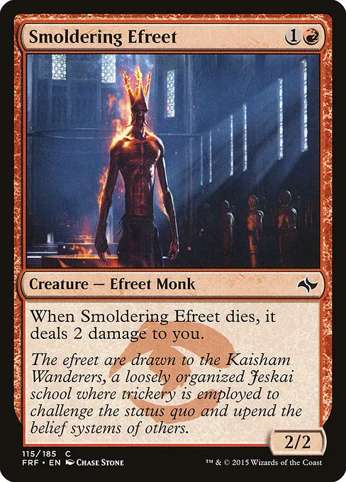 Smoldering Efreet · Fate Reforged 115/191