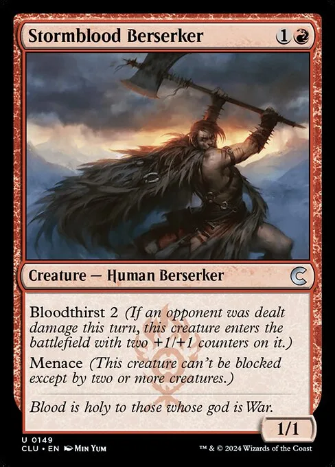 Stormblood Berserker · Ravnica: Clue Edition 149/284
