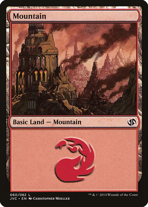 Mountain · Duel Decks Anthology: Jace vs. Chandra 60/62