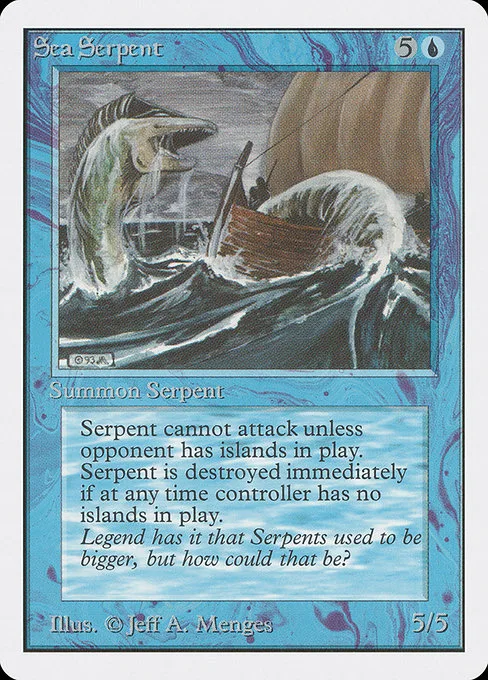 Sea Serpent · Unlimited Edition 77/302
