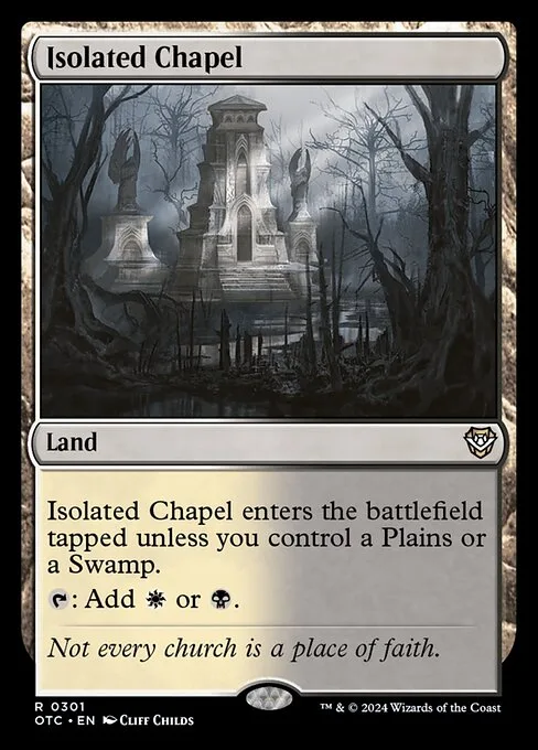 Isolated Chapel · Outlaws of Thunder Junction Commander 301/342