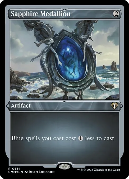 Sapphire Medallion · Commander Masters 614/1067