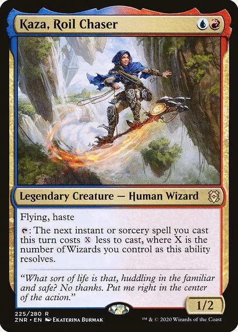 Kaza, Roil Chaser · Zendikar Rising 225/407