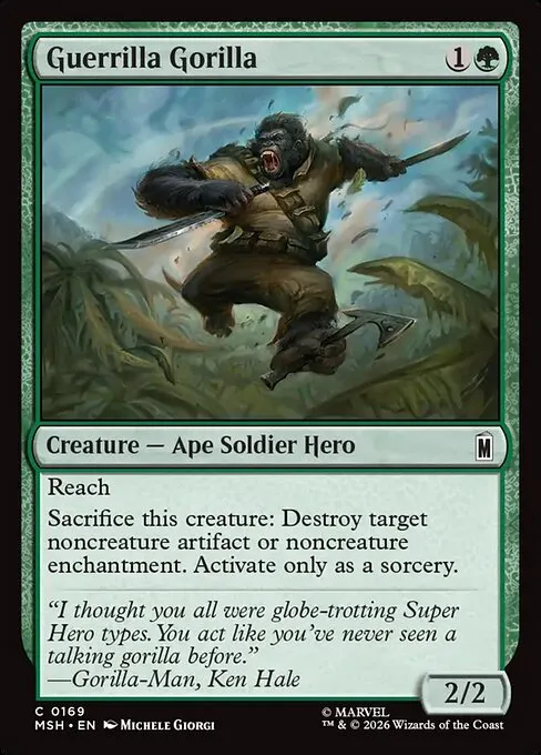 Guerrilla Gorilla · Marvel Super Heroes 169/24