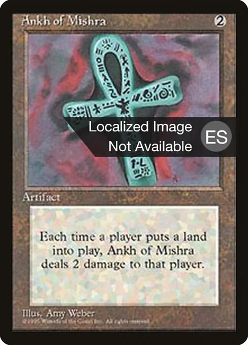 Ankh of Mishra · Fourth Edition Foreign Black Border 294/378