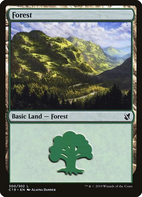Forest · Commander 2019 300/302