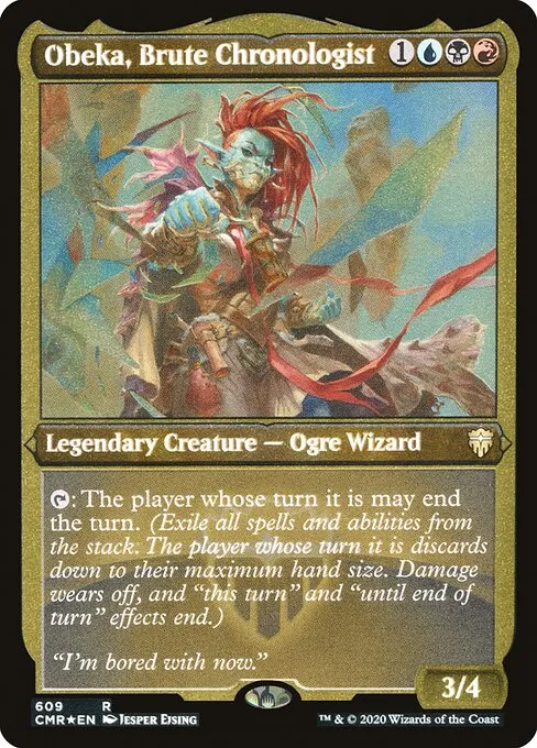 Obeka, Brute Chronologist · Commander Legends 609/718