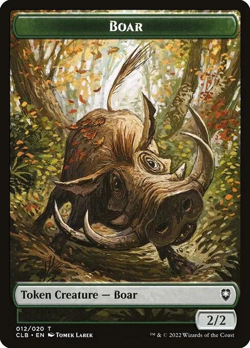 Boar · Battle for Baldur's Gate Tokens 12/51
