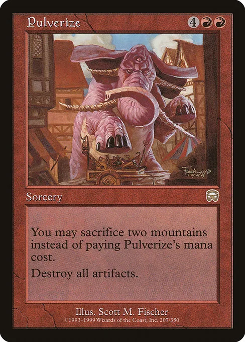 Pulverize · Mercadian Masques 207/350