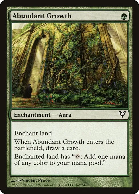 Abundant Growth · Avacyn Restored 167/244
