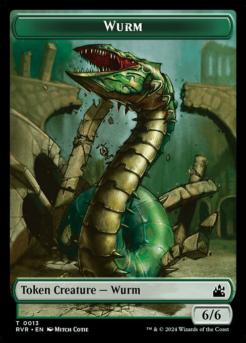 Wurm · Ravnica Remastered Tokens 13/20