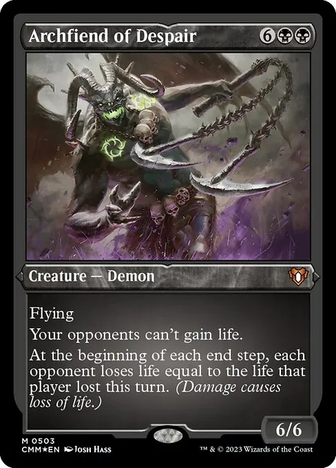 Archfiend of Despair · Commander Masters 503/1067