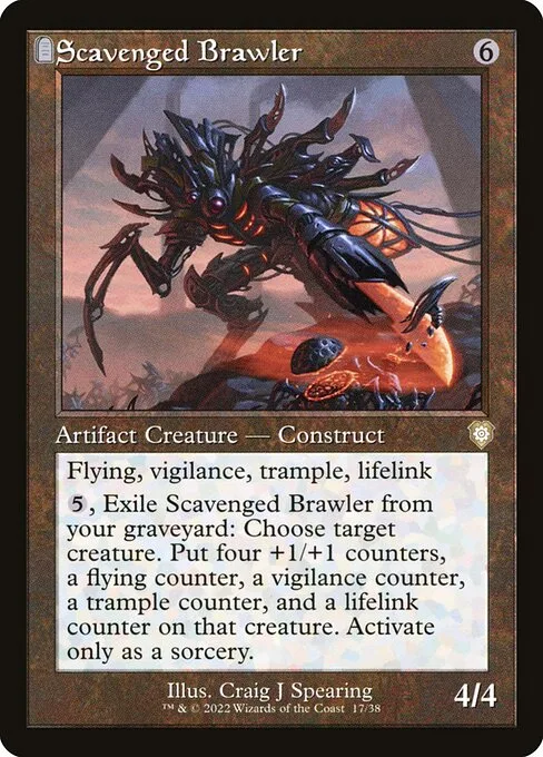 Scavenged Brawler · The Brothers' War Commander 17/209