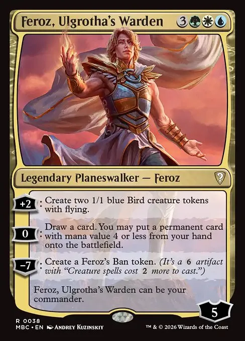 Feroz, Ulgrotha's Warden · Mystery Booster: Commander Edition 38/2