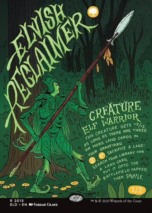 Elvish Reclaimer · Secret Lair Drop 2015/2547