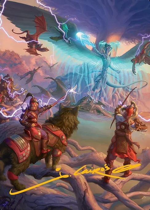 All-Out Assault // All-Out Assault · Tarkir: Dragonstorm Art Series 50/54
