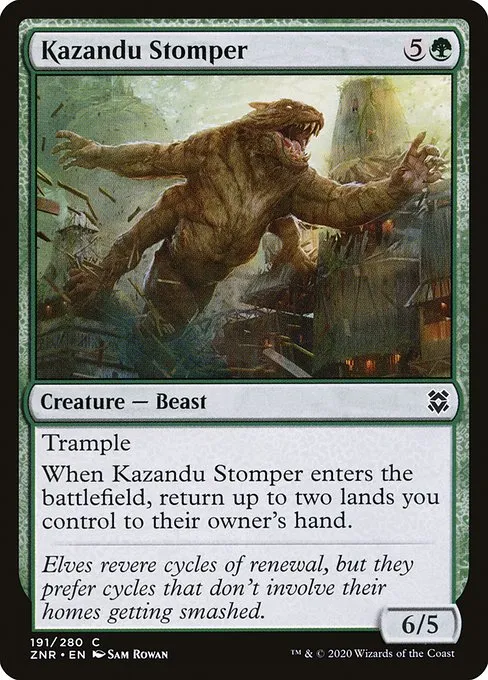 Kazandu Stomper · Zendikar Rising 191/407