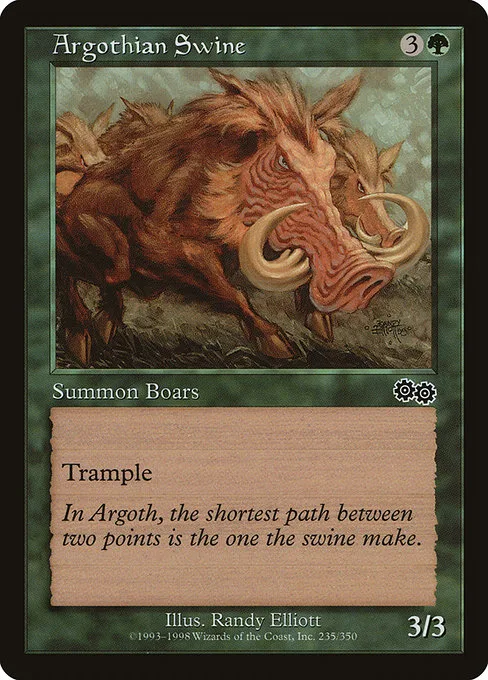 Argothian Swine · Urza's Saga 235/357