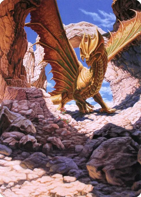 Ancient Brass Dragon // Ancient Brass Dragon · Battle for Baldur's Gate Art Series 2/81