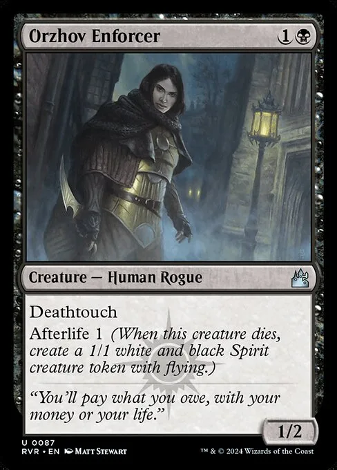 Orzhov Enforcer · Ravnica Remastered 87/531