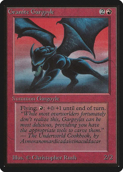 Granite Gargoyle · Limited Edition Beta 156/302