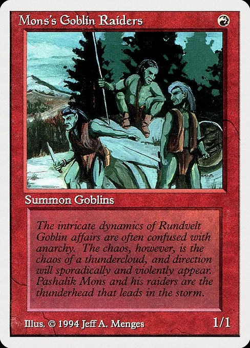 Mons's Goblin Raiders · Summer Magic / Edgar 167/306