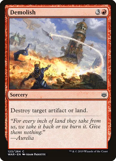Demolish · War of the Spark 123/312