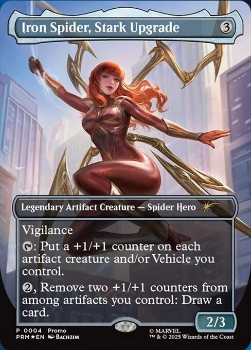 Iron Spider, Stark Upgrade · Marvel Legends Series Inserts 4/4