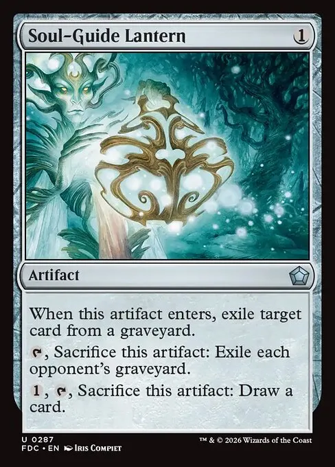 Soul-Guide Lantern · Foundations Commander 287/3