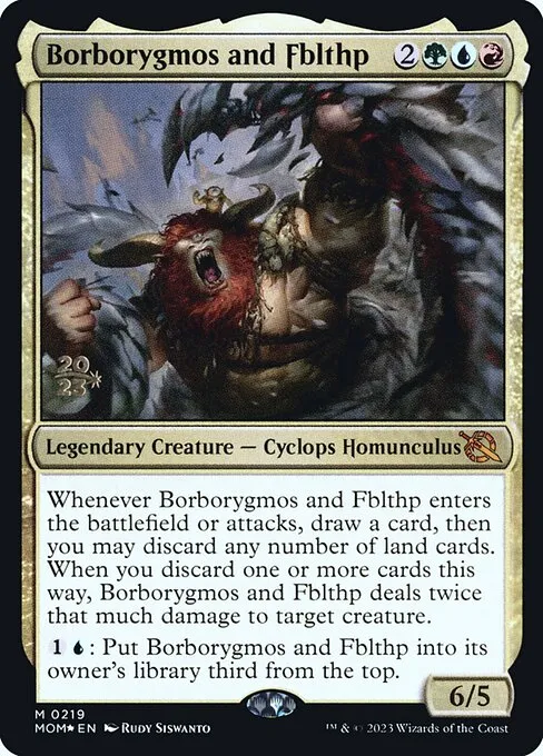 Borborygmos and Fblthp · March of the Machine Promos 219s/144