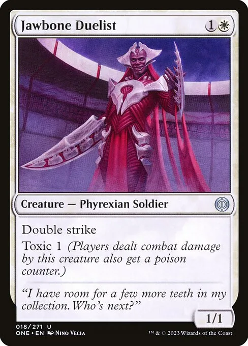 Jawbone Duelist · Phyrexia: All Will Be One 18/479