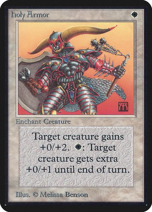 Holy Armor · Limited Edition Alpha 23/295