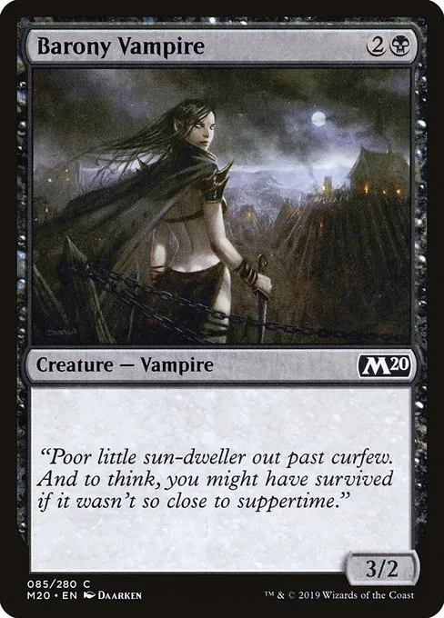 Barony Vampire · Core Set 2020 85/346