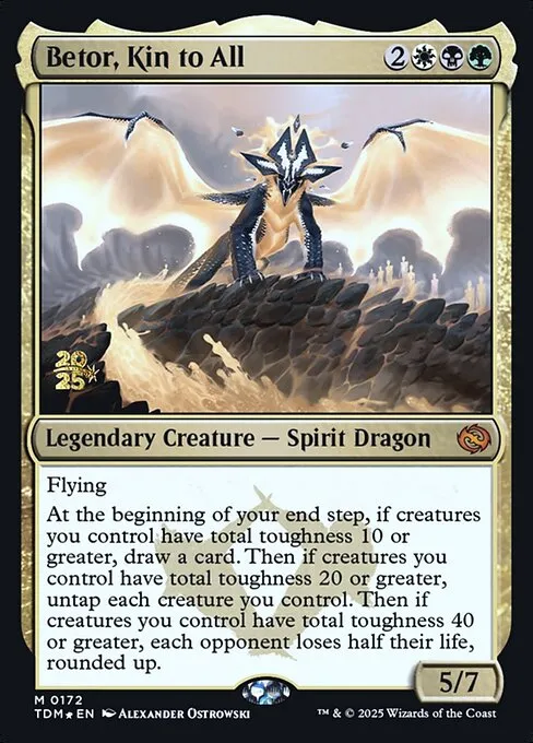 Betor, Kin to All · Tarkir: Dragonstorm Promos 172s/160
