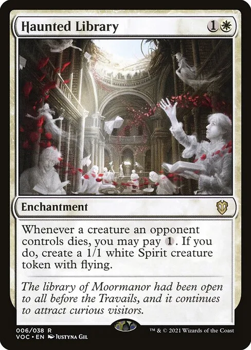 Haunted Library · Crimson Vow Commander 6/188