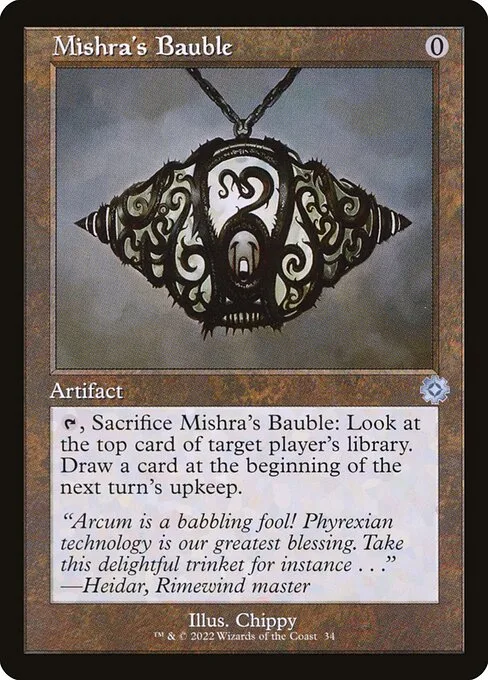 Mishra's Bauble · The Brothers' War Retro Artifacts 34/189