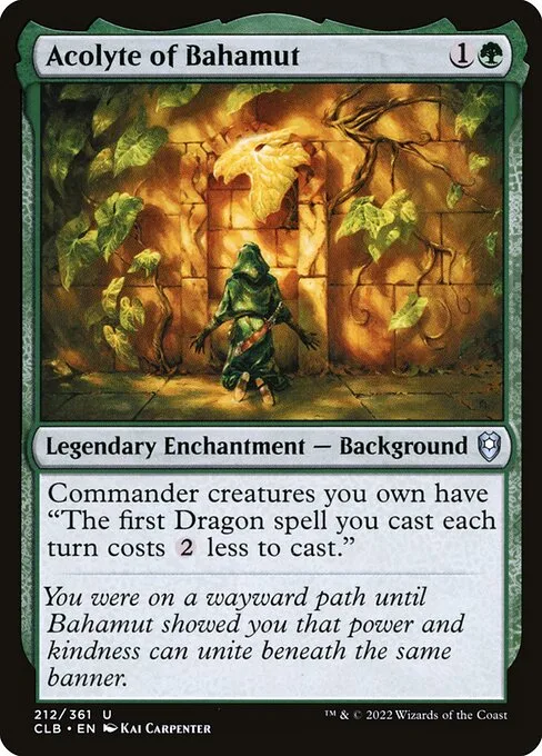 Acolyte of Bahamut · Commander Legends: Battle for Baldur's Gate 212/936