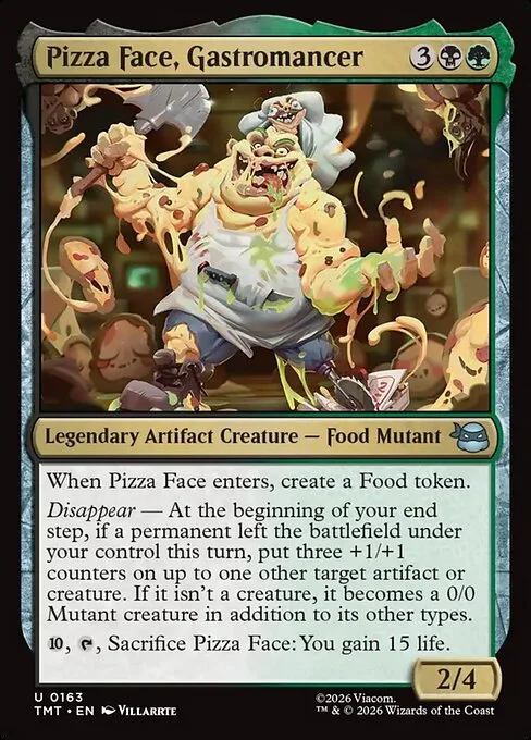 Pizza Face, Gastromancer · Teenage Mutant Ninja Turtles 163/320