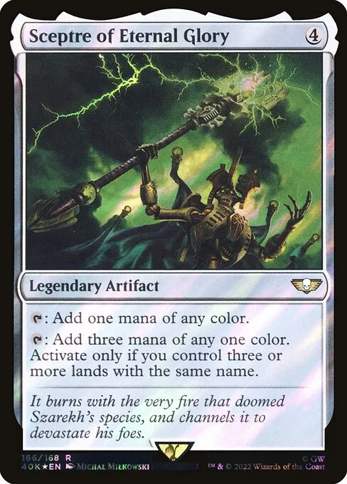 Sceptre of Eternal Glory · Warhammer 40,000 Commander 166★/617