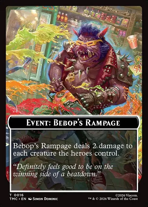 Event: Bebop's Rampage · Teenage Mutant Ninja Turtles Eternal Tokens 16/31