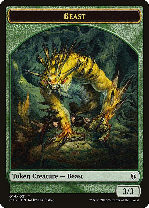 Beast · Commander 2016 Tokens 14/21