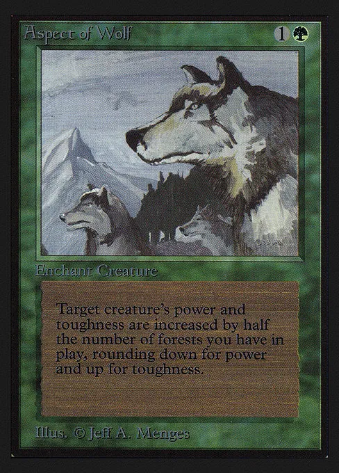 Aspect of Wolf · Intl. Collectors' Edition 185/302