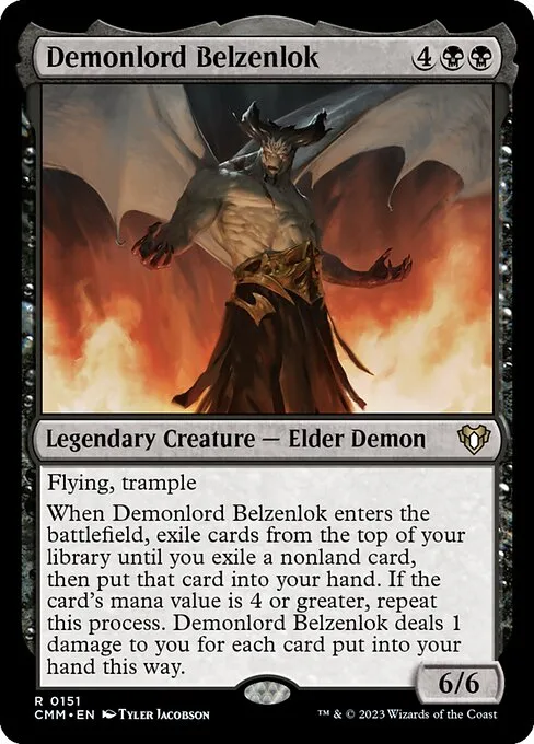Demonlord Belzenlok · Commander Masters 151/1067