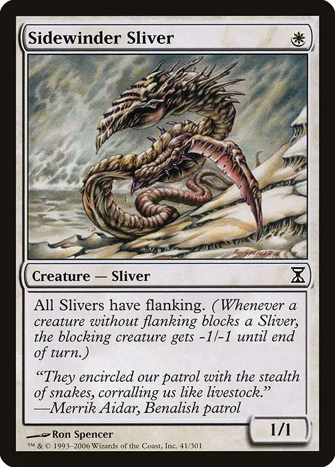 Sidewinder Sliver · Time Spiral 41/301