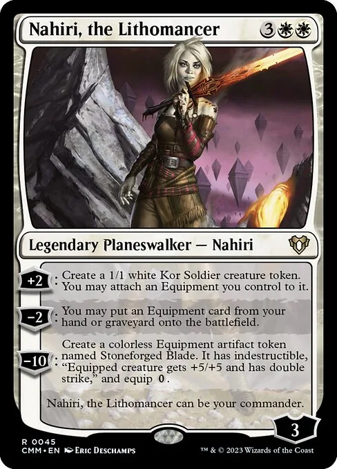 Nahiri, the Lithomancer · Commander Masters 45/1067