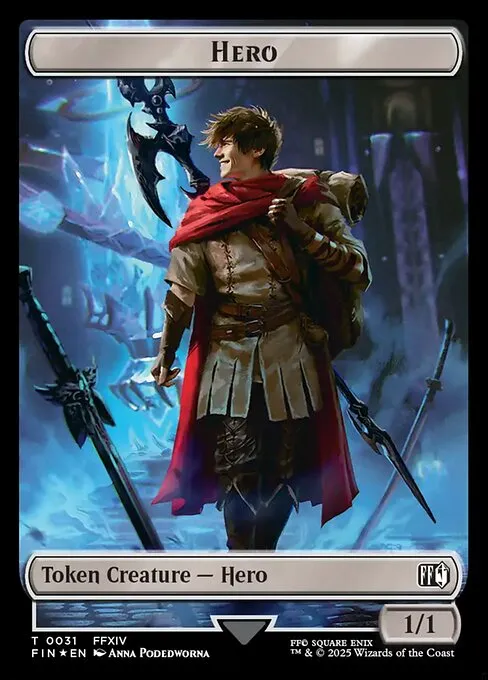 Hero · Final Fantasy Tokens 31/37