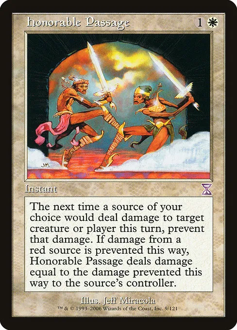 Honorable Passage · Time Spiral Timeshifted 9/121