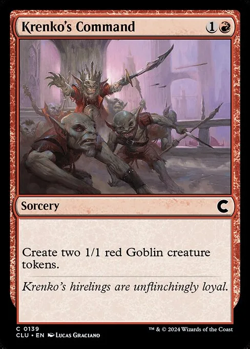 Krenko's Command · Ravnica: Clue Edition 139/284