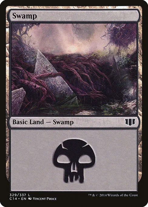 Swamp · Commander 2014 329/337
