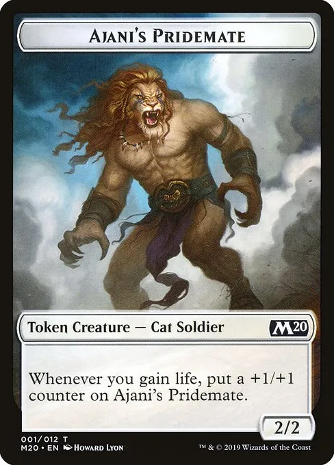 Ajani's Pridemate · Core Set 2020 Tokens 1/12